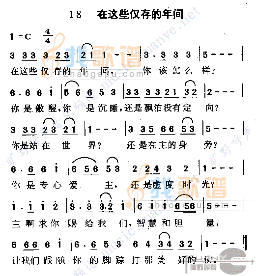 在这些仅存的年间