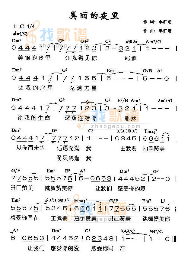 美丽的夜里