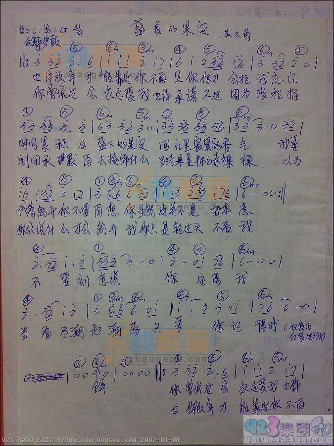 莫文蔚-盛下的果实
