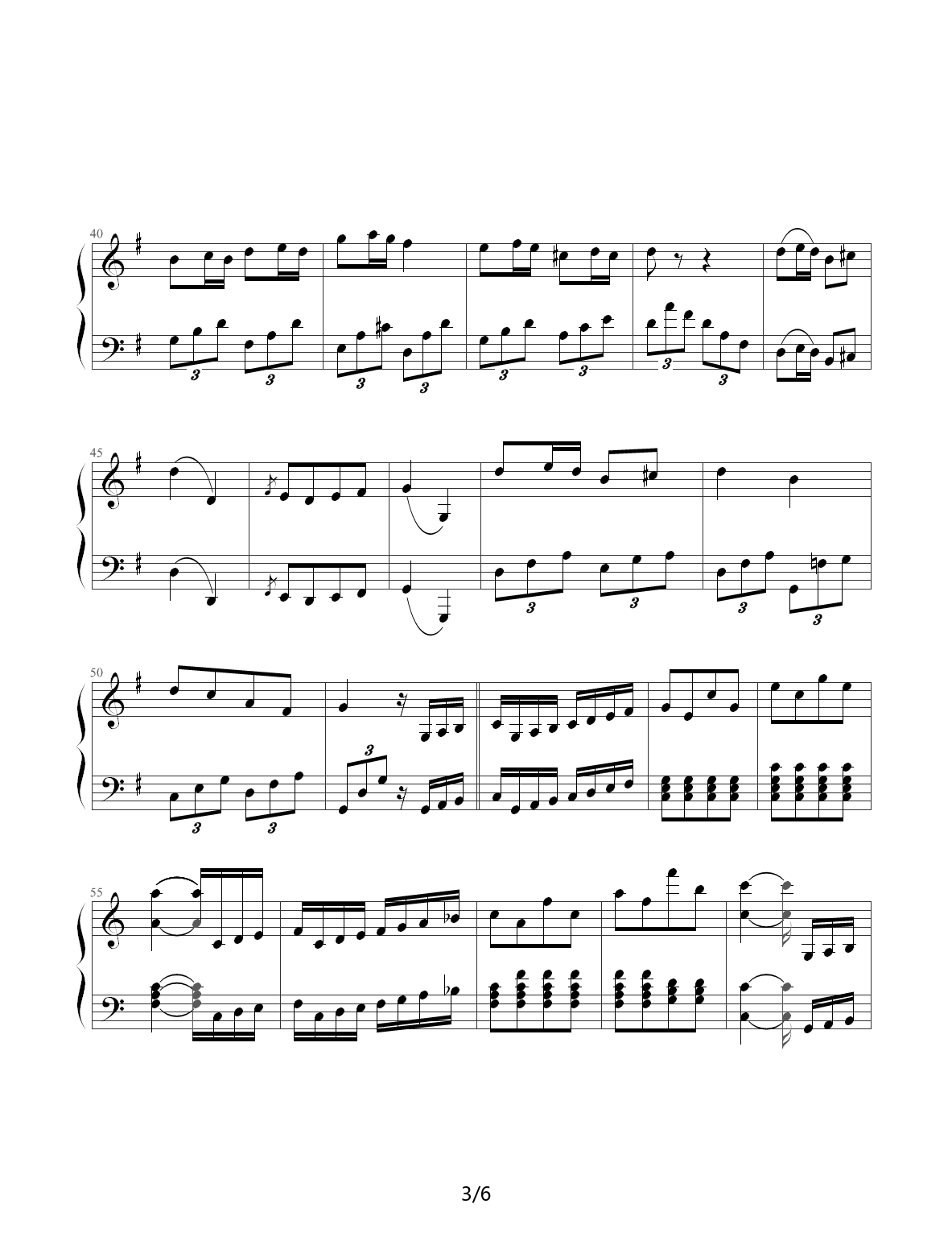 贝多芬第二十五钢琴奏鸣曲 G调