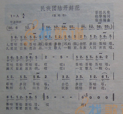 民族团结开鲜花