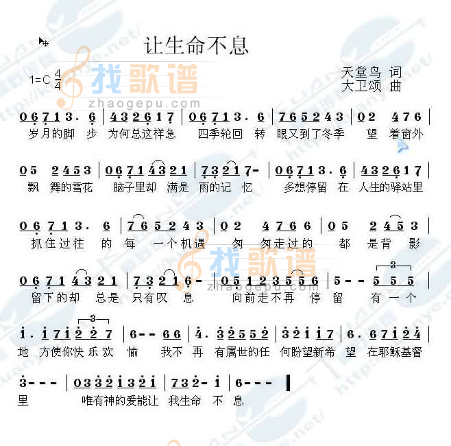 让生命不息(1)