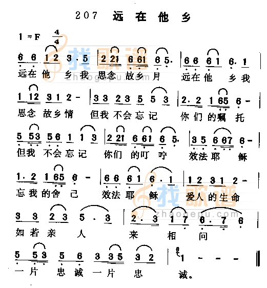 远在他乡