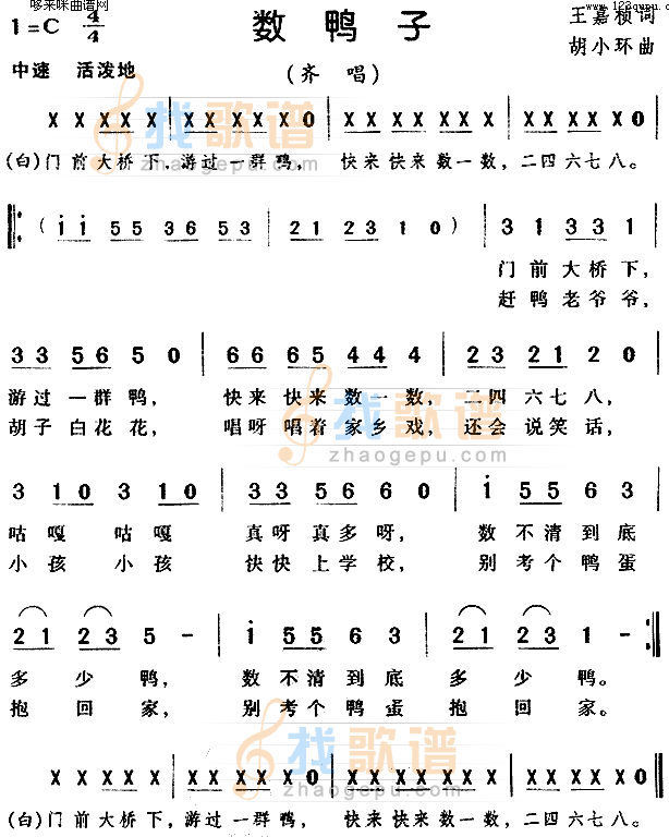 数鸭子
