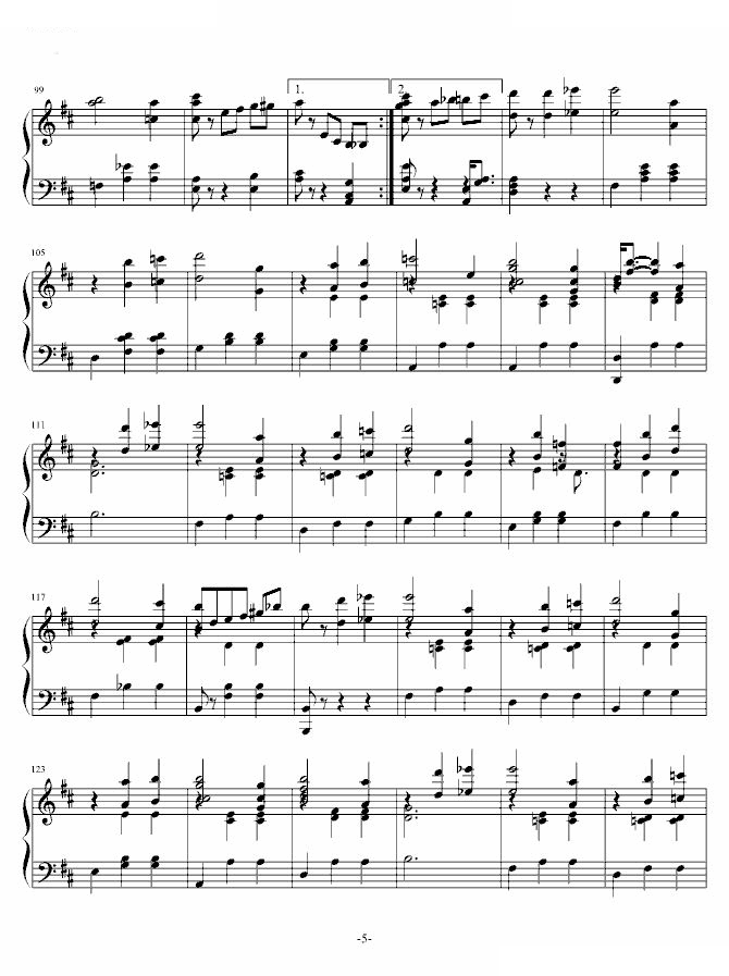 花之圆舞曲钢琴版