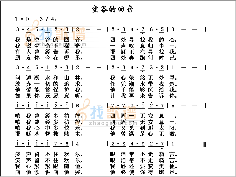 空谷的回音