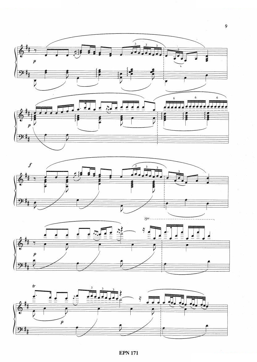 Hadjidakis -Six Tableaux Populaires Op.5