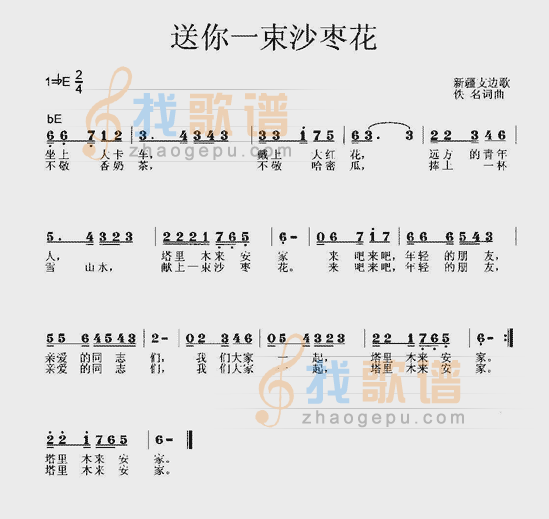 送你一束沙枣花