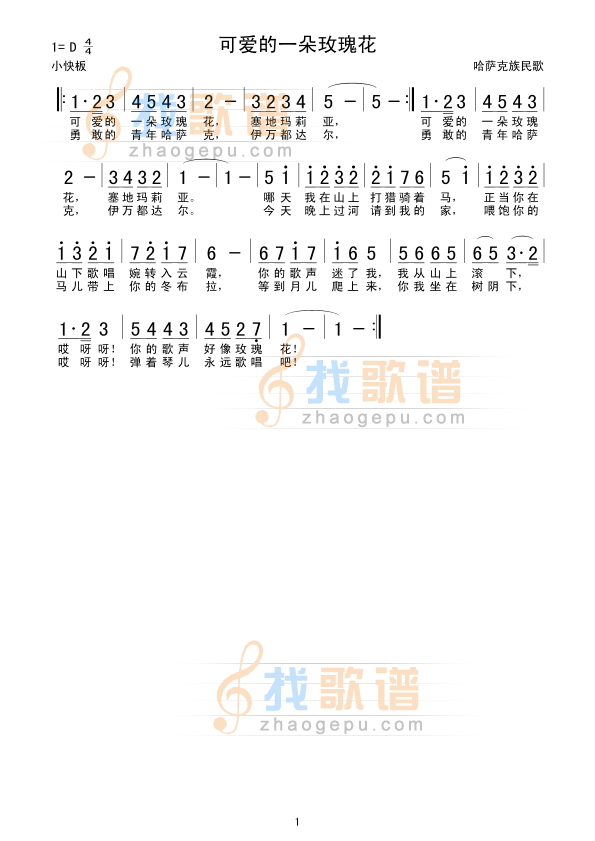 可爱的一朵玫瑰花