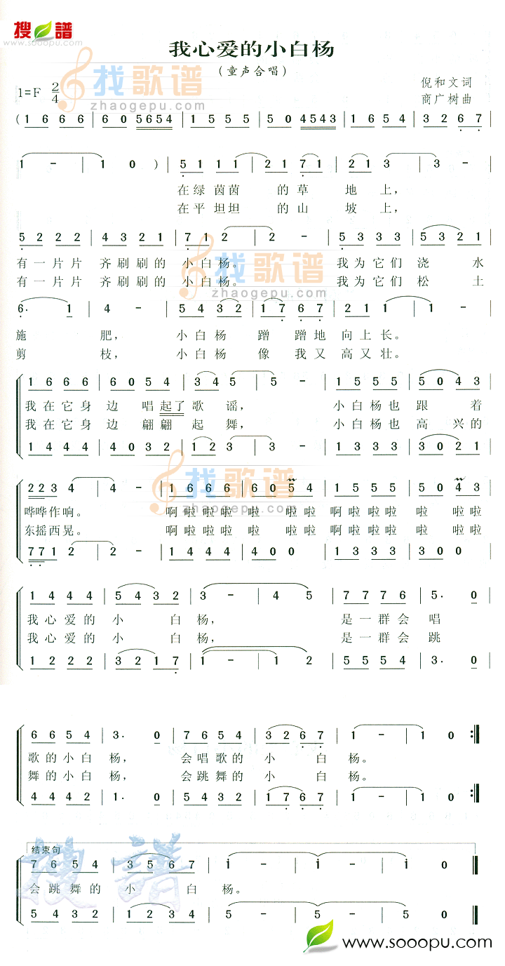 我心爱的小白杨