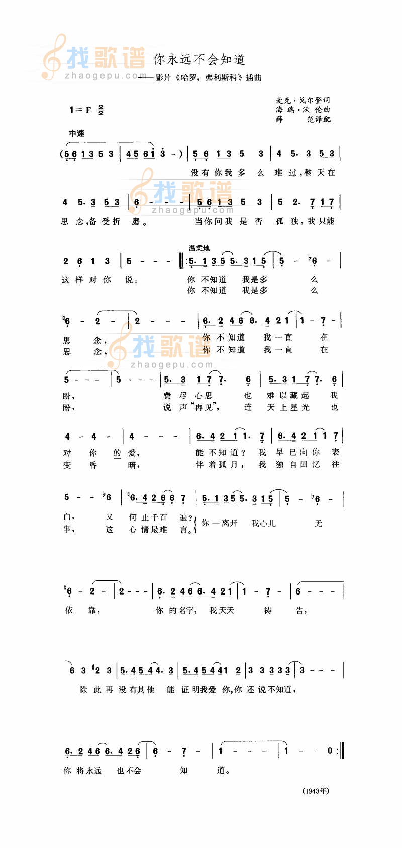 你永远不会知道