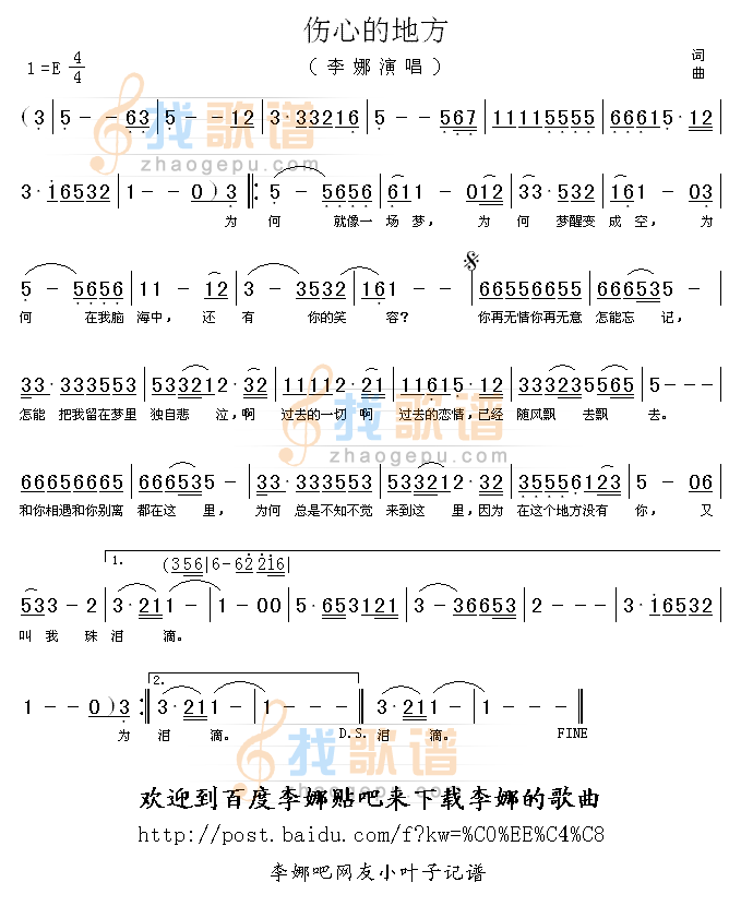 伤心的地方