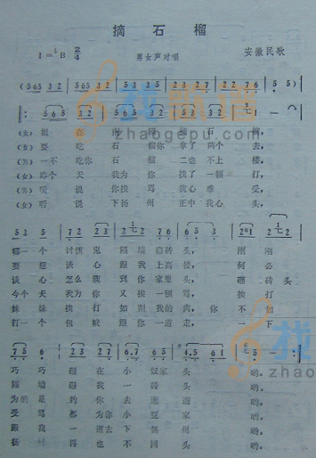 摘石榴