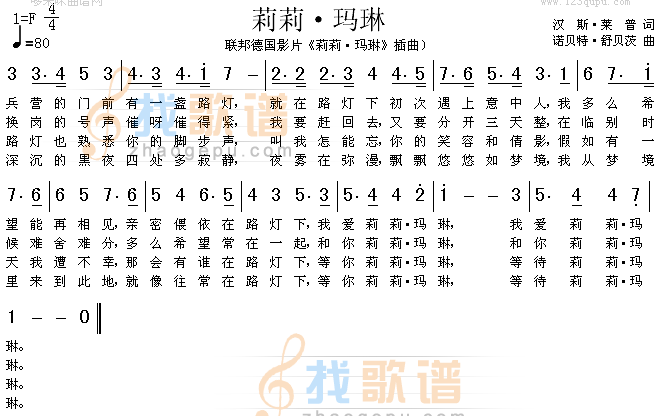 莉莉·玛琳