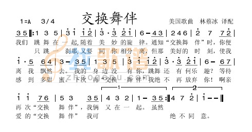 交换舞伴（美国）
