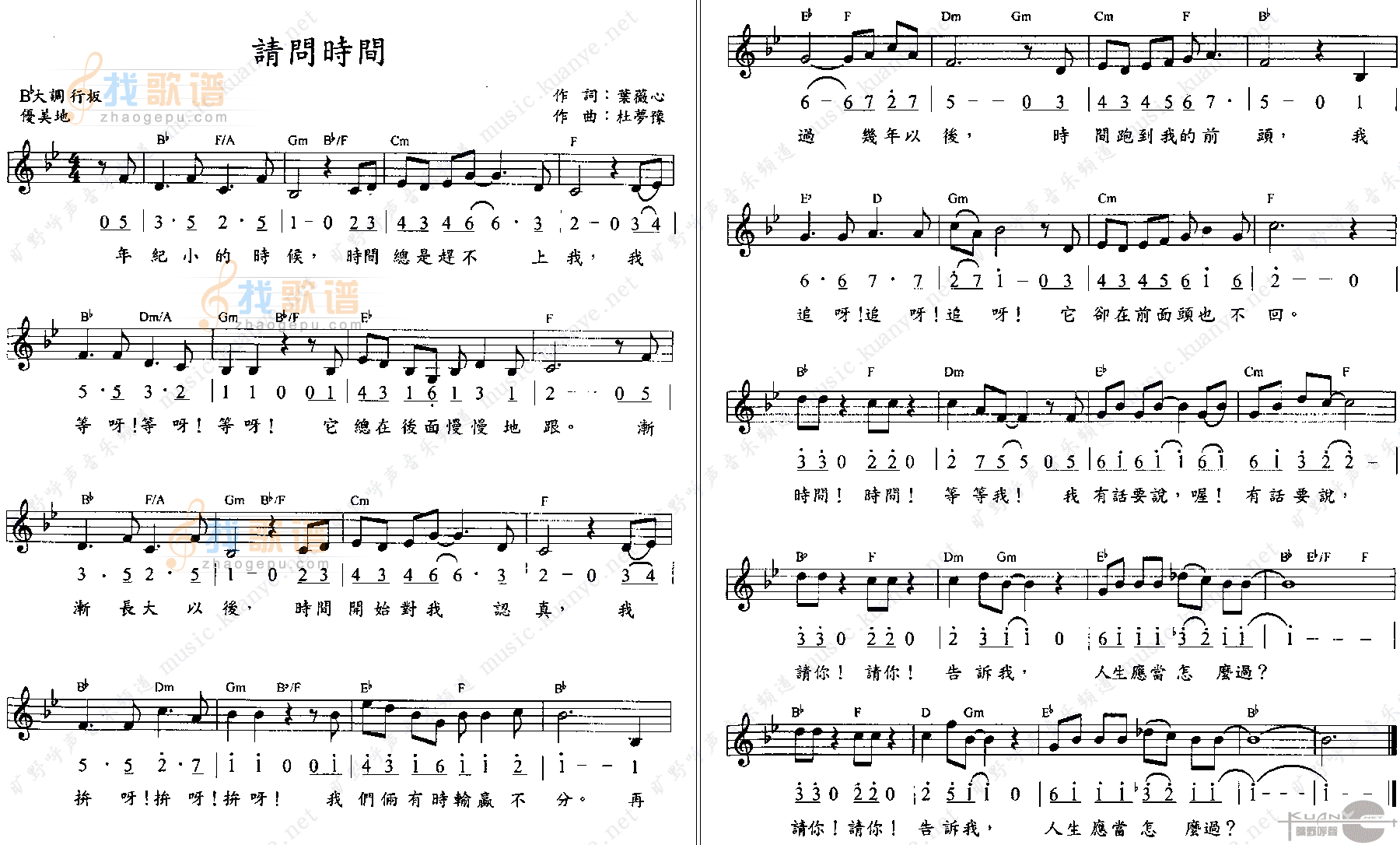 请问时间