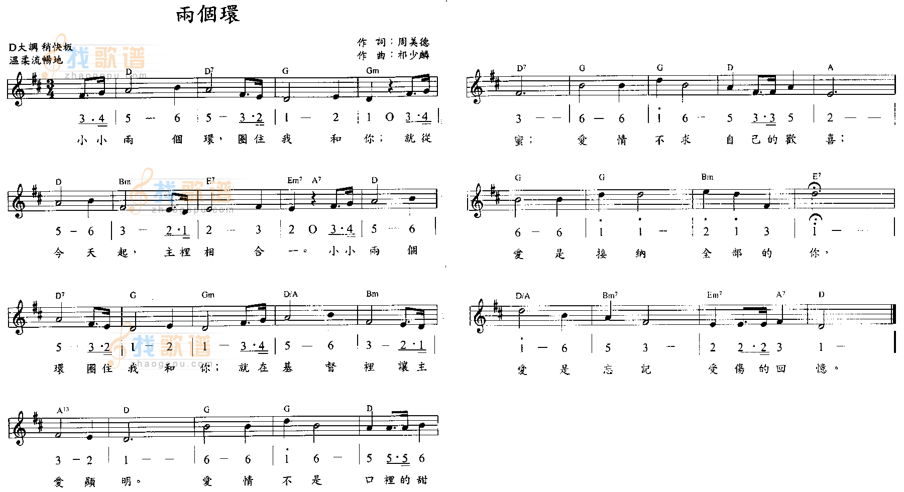 两个环 