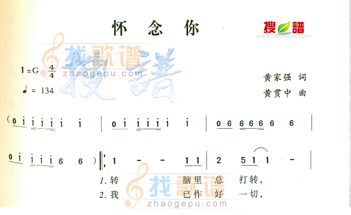 怀念你