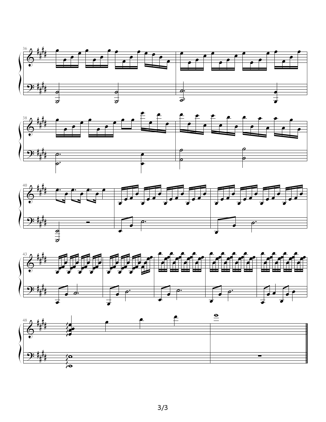 elisa - Epilogue E调