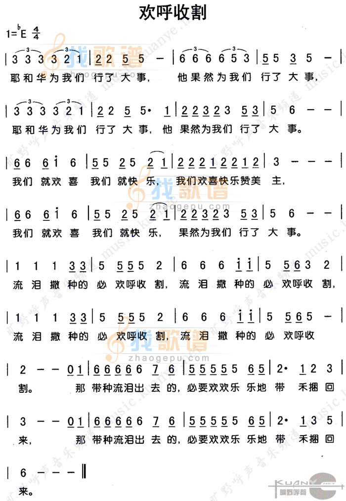 欢呼收割
