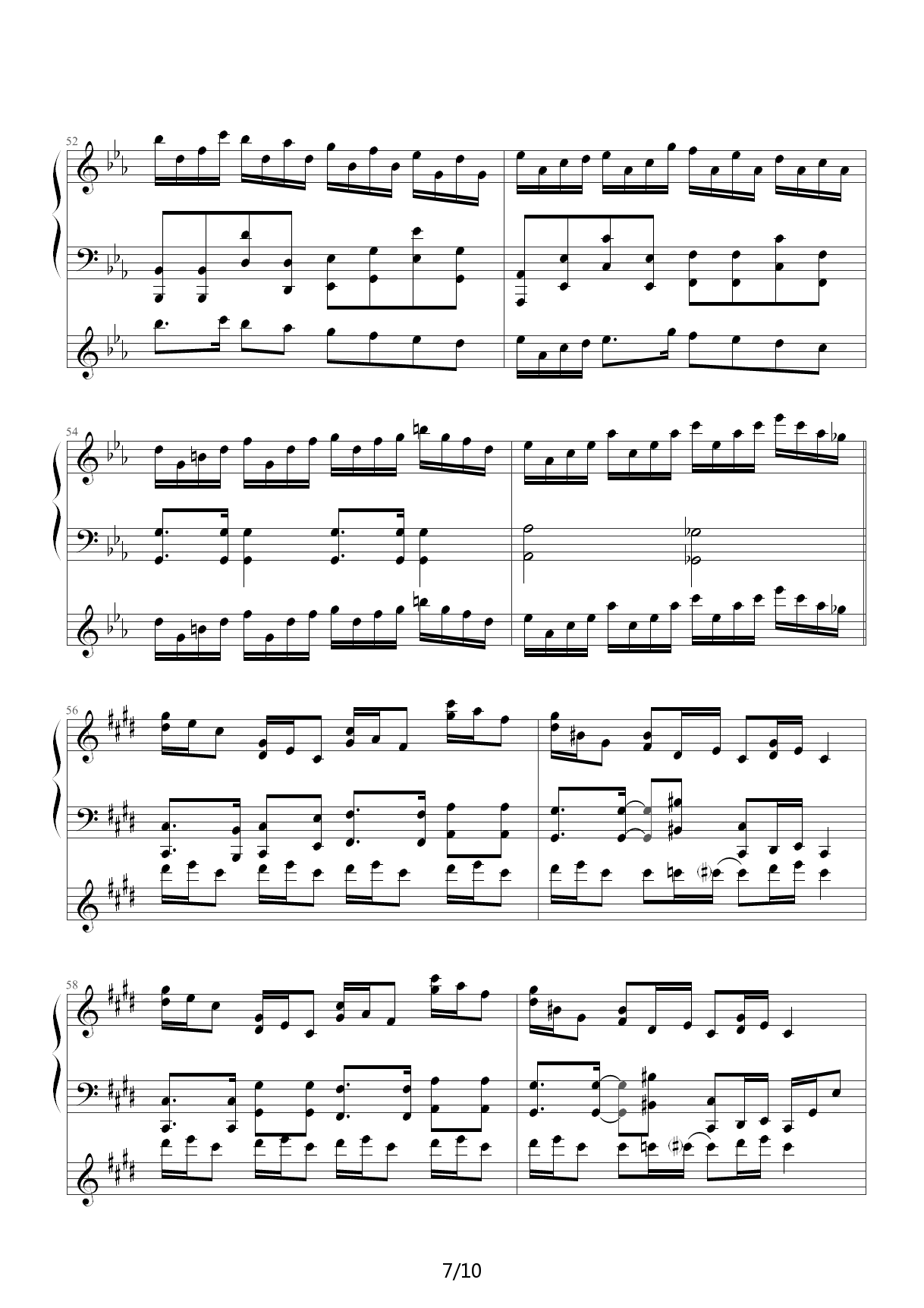 克罗地亚狂想曲 降E调