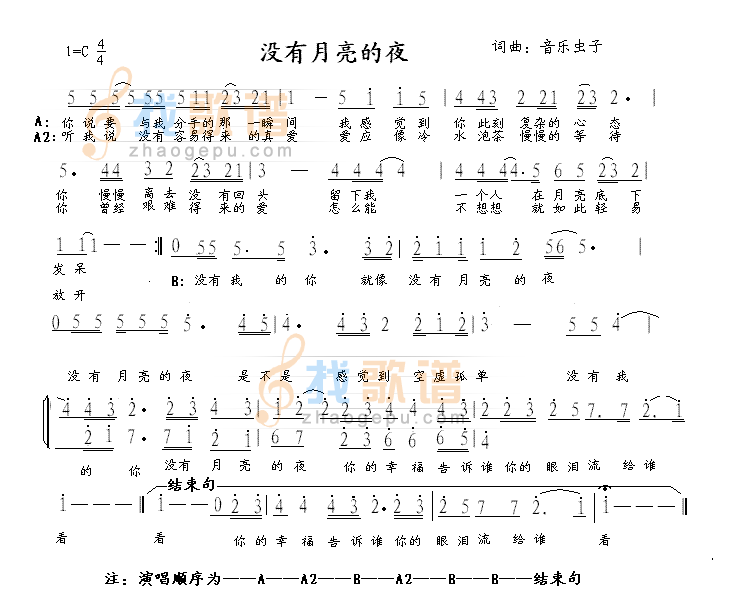 没有月亮的夜
