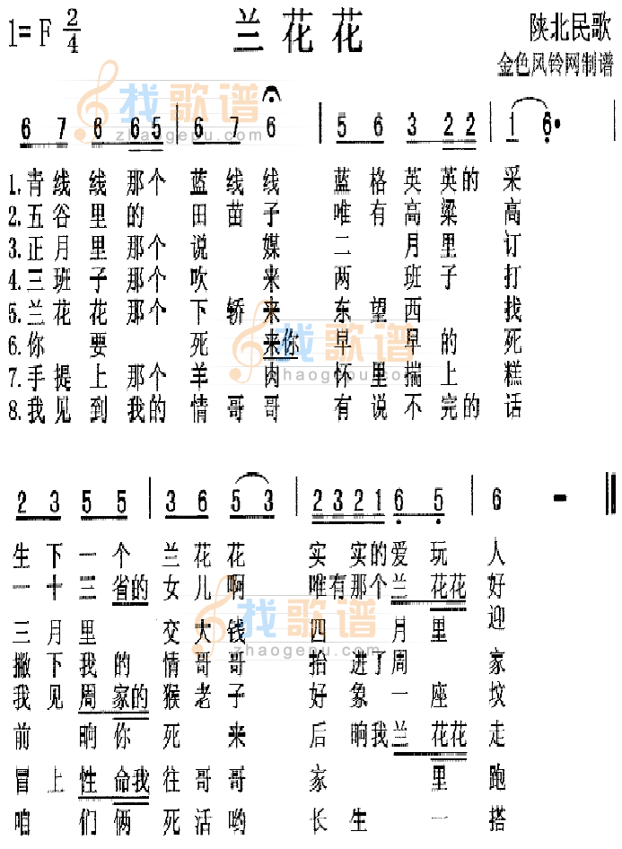 兰花花