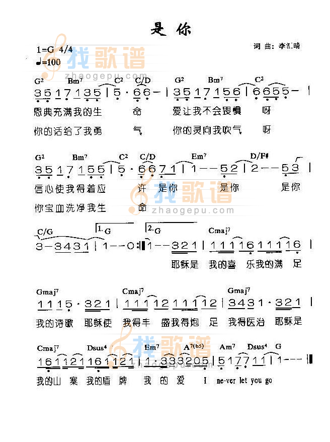 是你