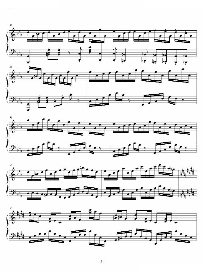 克罗地亚狂想曲改编独奏版