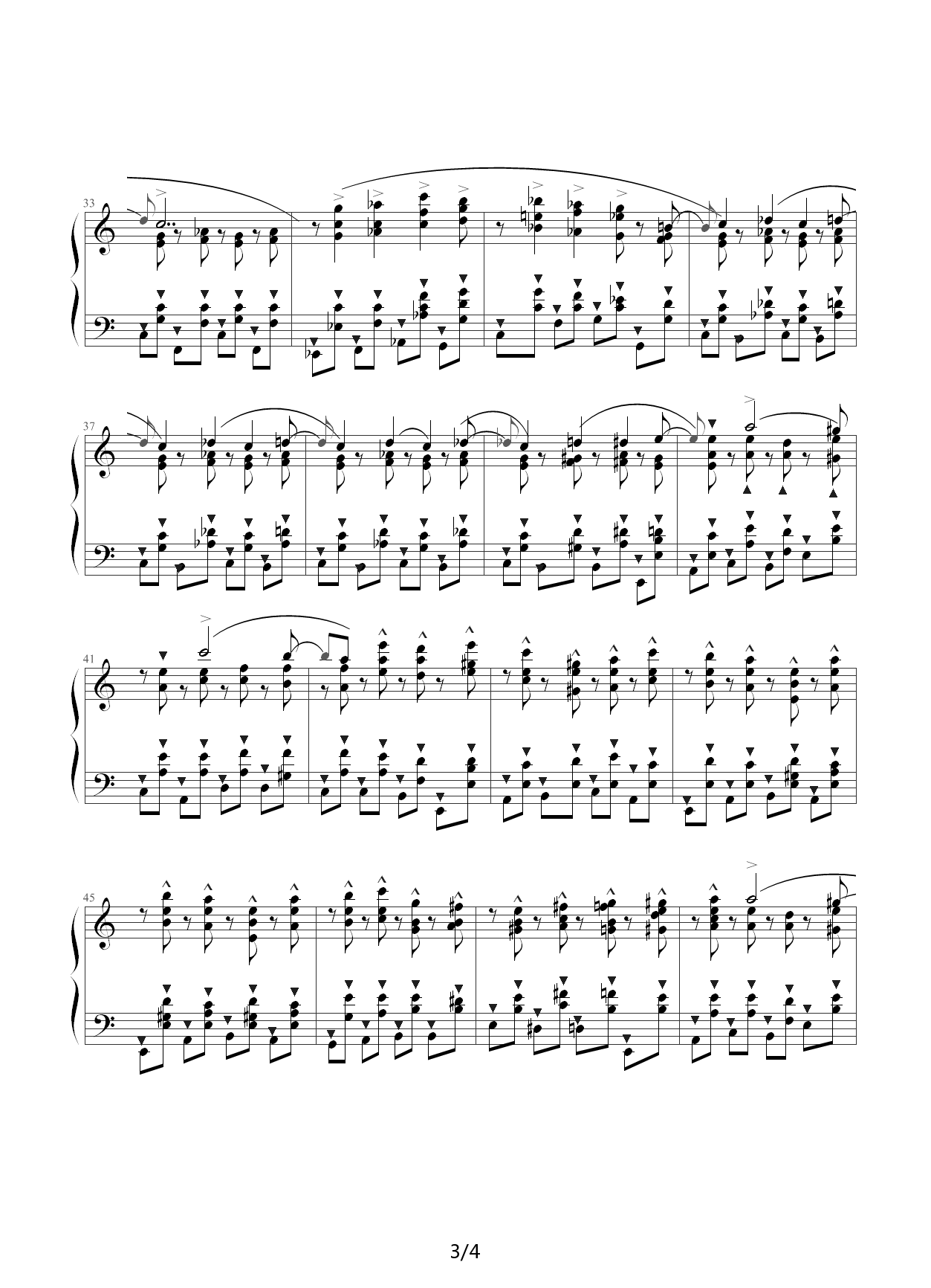 Chopin.肖邦 练习曲 Op.25 No.4 跳蛙 C调
