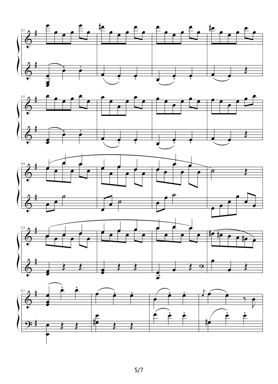 The Sound of Music－经典的钢琴曲，不下后悔！