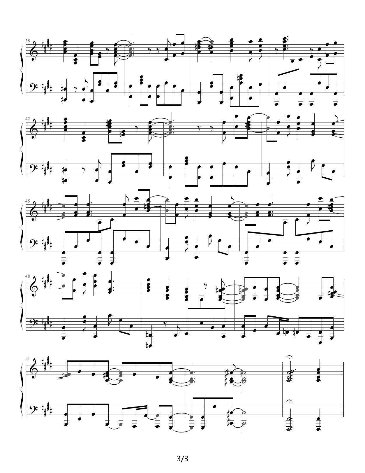 火影忍者主题曲青鸟blue bird无错独奏版 E调