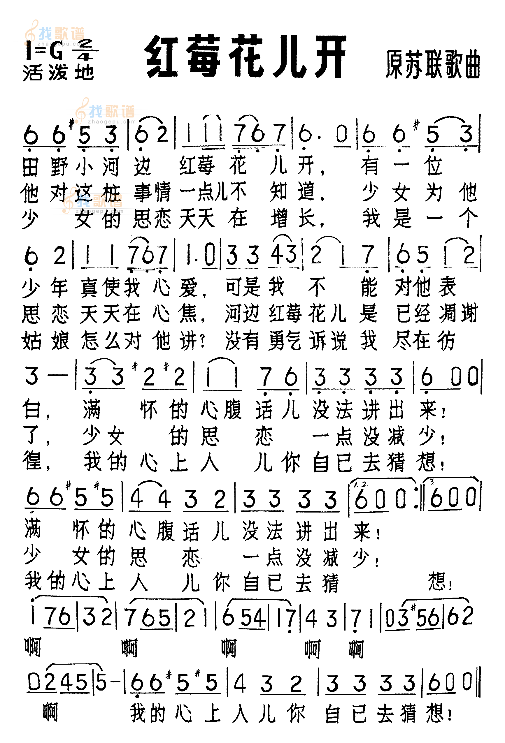 红莓花儿开