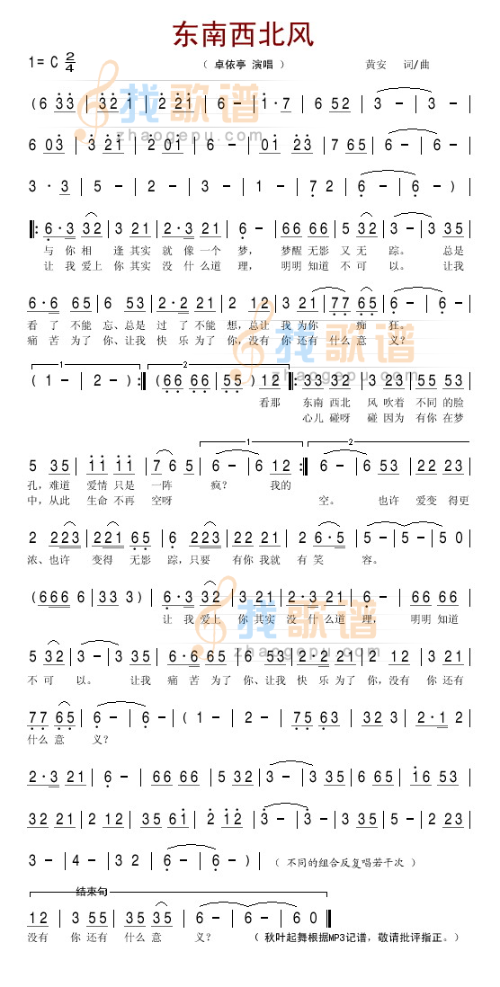 东南西北风