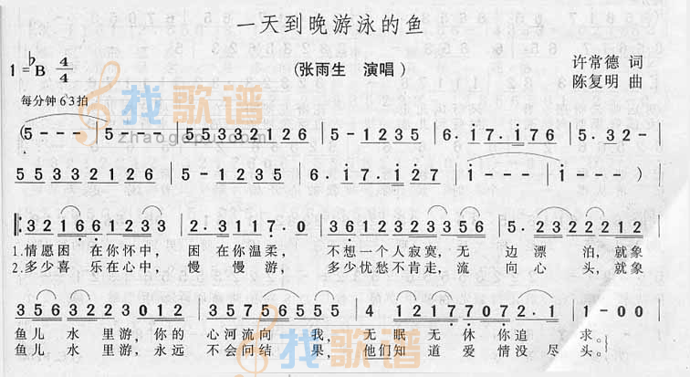 一天到晚游泳的鱼