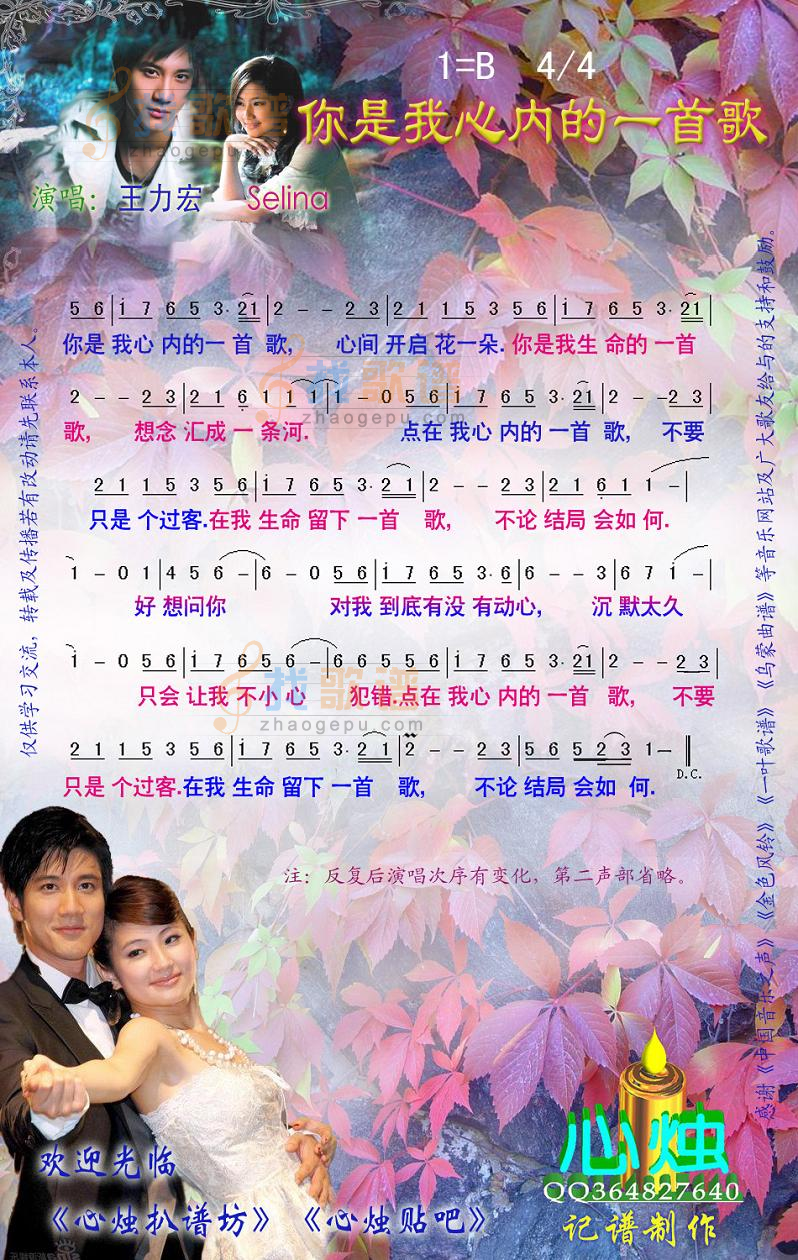 你是我心内的一首歌