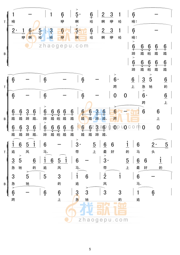 草原上的骏马