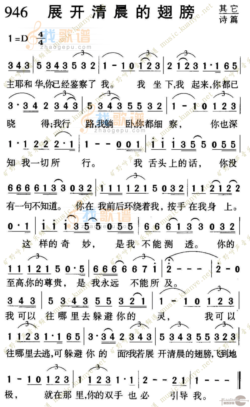 946展开清晨的翅膀