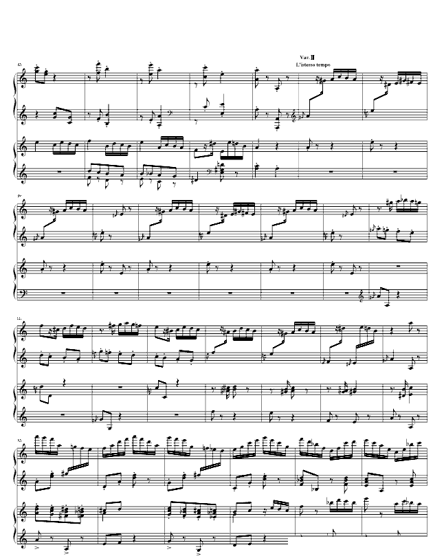 帕格尼尼主题狂想曲-（1~10变奏）