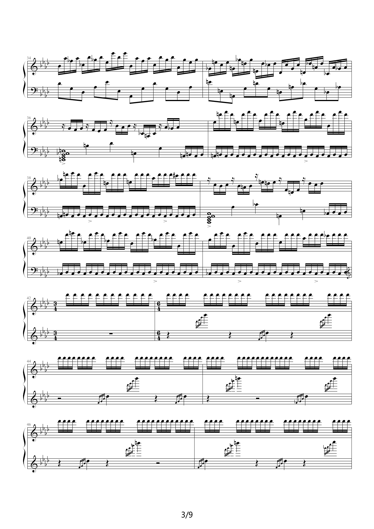 24首前奏曲之6 降A调
