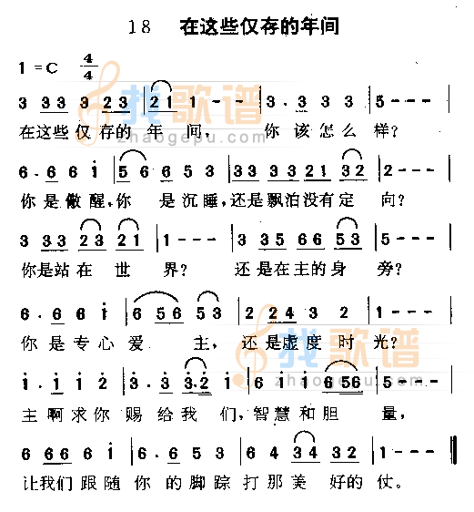 在这些仅存的年间