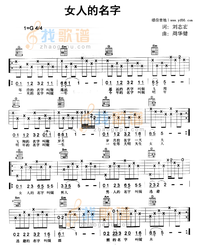 女人的名字