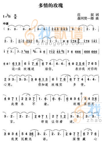 多情的玫瑰