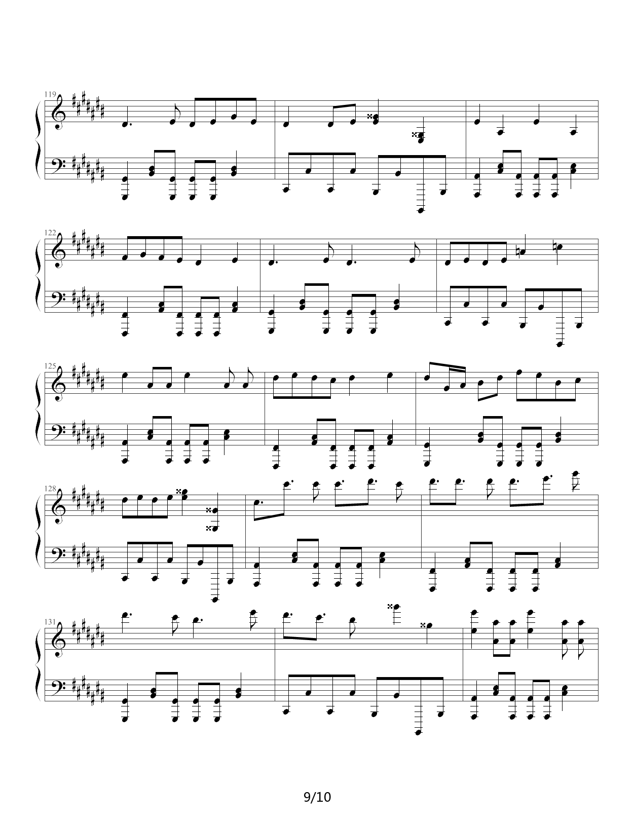 ワ`ルズエンド ダンスホ`ル 降G调