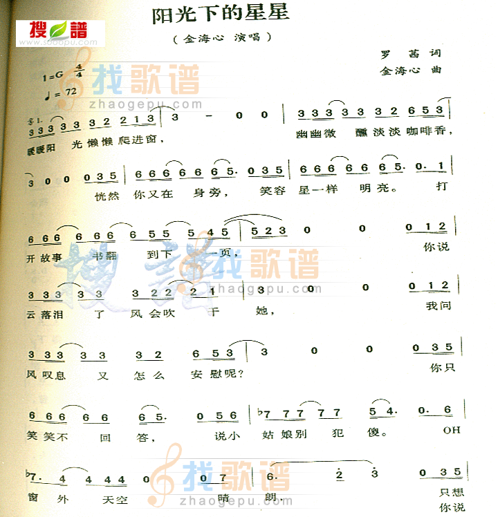 阳光下的星星