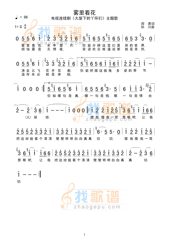 雾里看花