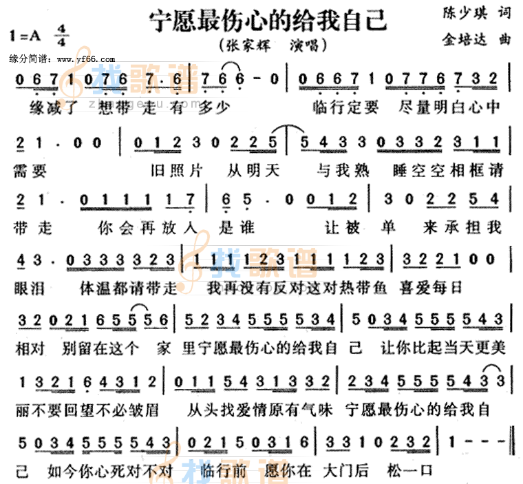 宁愿最伤心的给我自己