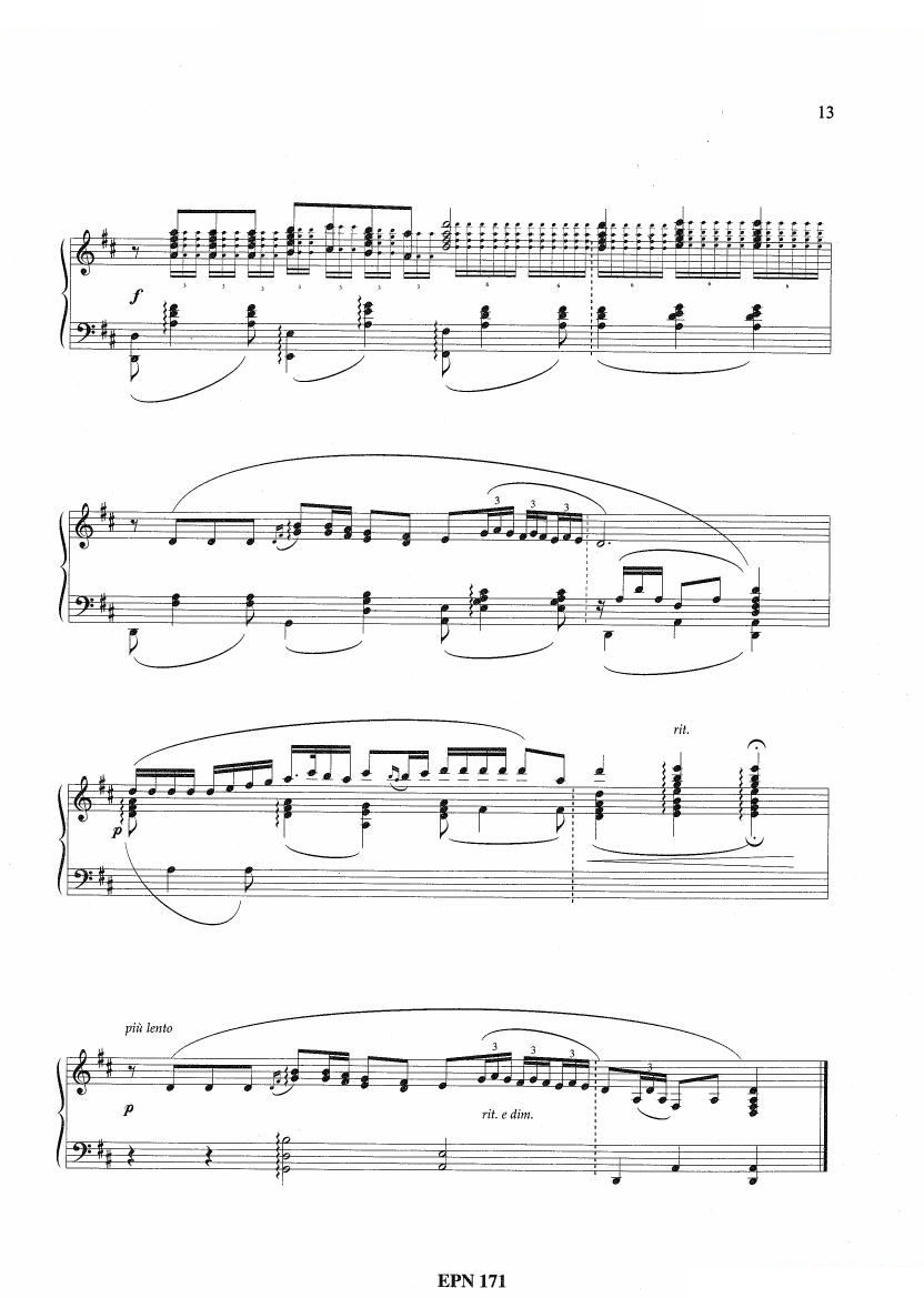 Hadjidakis -Six Tableaux Populaires Op.5