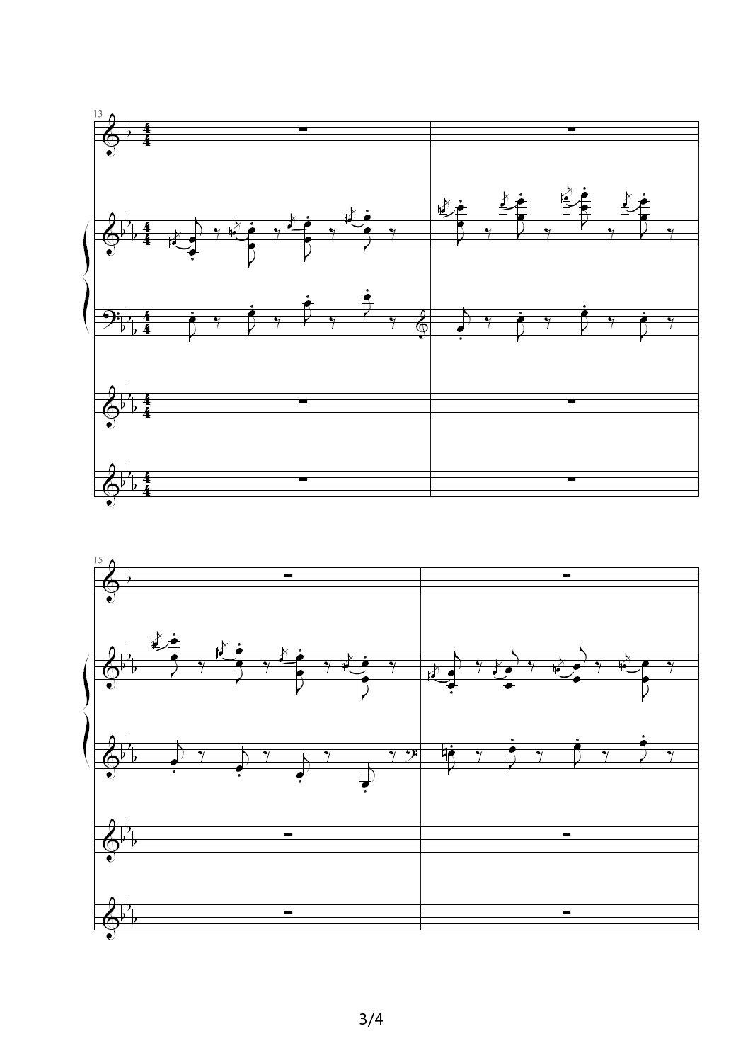 我的室内乐作品2007-3期(No.6 袋鼠)