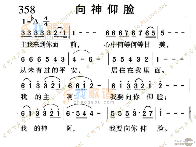 358向神仰脸